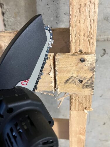 Elektrisk Kedjesåg Trådlös 88V med 2 Batterier för Trädgård och Beskärning photo review