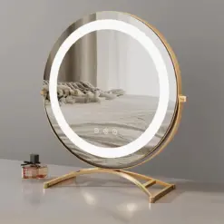 Makeupspegel med LED-belysning – 40 cm, Touchkontroll & 3 Ljuslägen