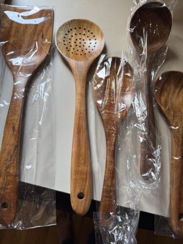 7-delars Wooden Köksredskap Set – Naturligt & Hållbart photo review
