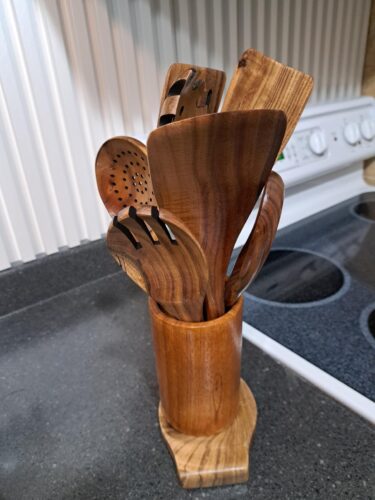 7-delars Wooden Köksredskap Set – Naturligt & Hållbart photo review