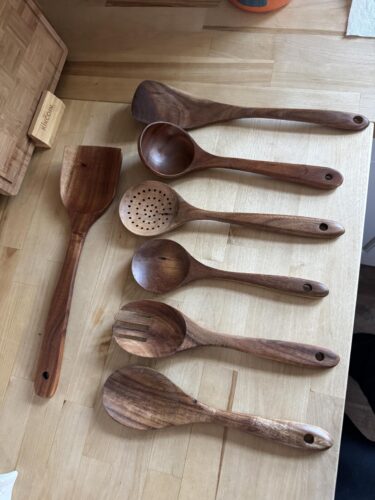 7-delars Wooden Köksredskap Set – Naturligt & Hållbart photo review