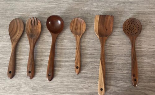 7-delars Wooden Köksredskap Set – Naturligt & Hållbart photo review