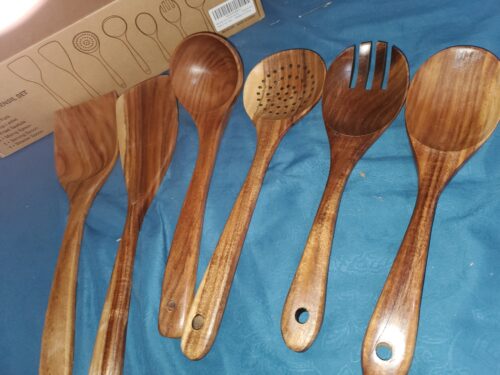 7-delars Wooden Köksredskap Set – Naturligt & Hållbart photo review