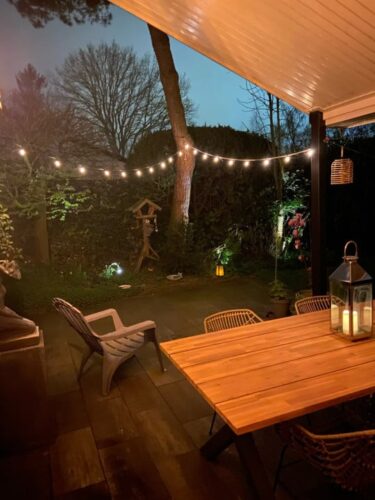Ljusslinga utomhus vattentät IP44 — LED ljusslinga 2700 K photo review