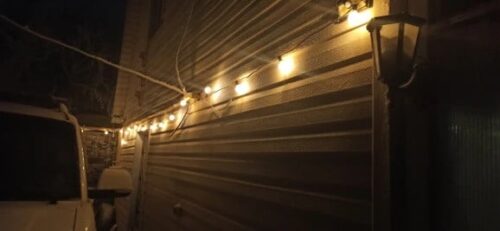 Ljusslinga utomhus vattentät IP44 — LED ljusslinga 2700 K photo review