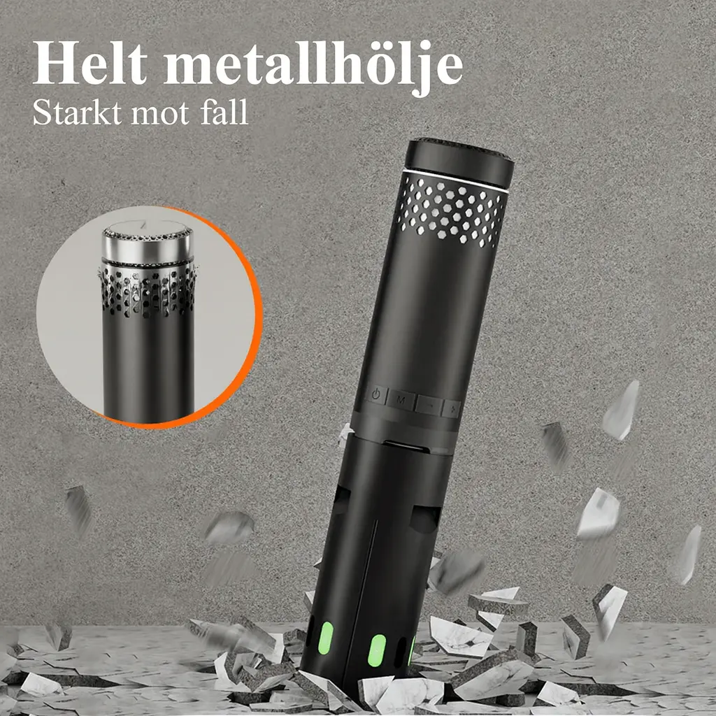 Fällbar LED Campinglampa med Magnetfot och Tripod - Bild 7